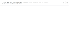 Desktop Screenshot of lisamrobinson.com